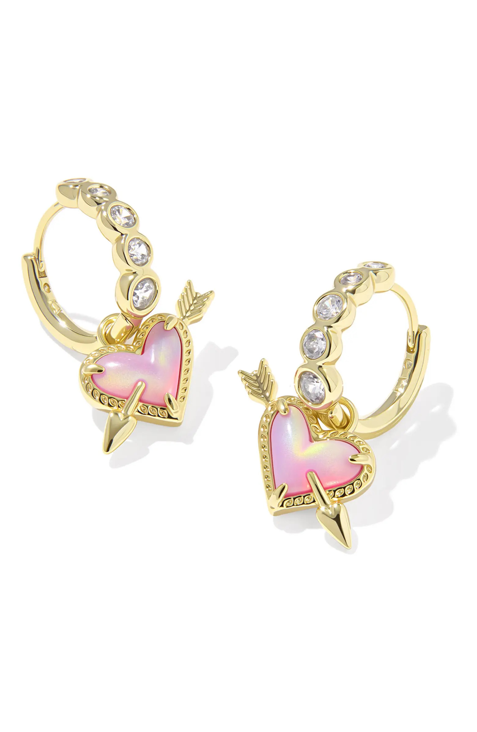 Ari Heart & Arrow Convertible Huggie Hoop Earrings | Nordstrom