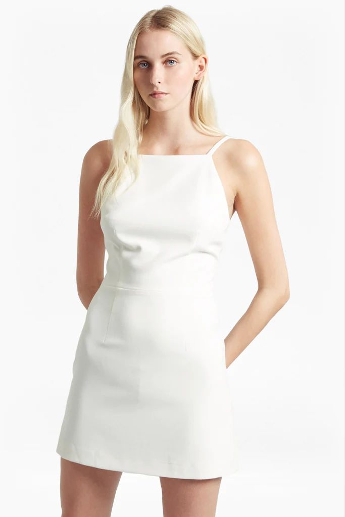 Whisper Light Square Neck Dress | French Connection (US)