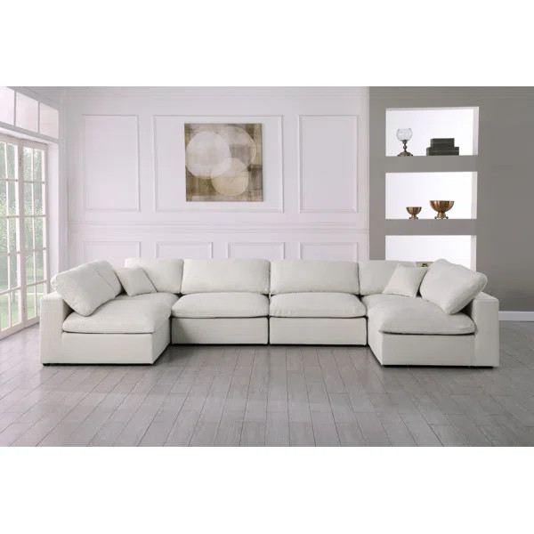Burrows 158" Wide Down Cushion Modular Corner Sectional | Wayfair Professional