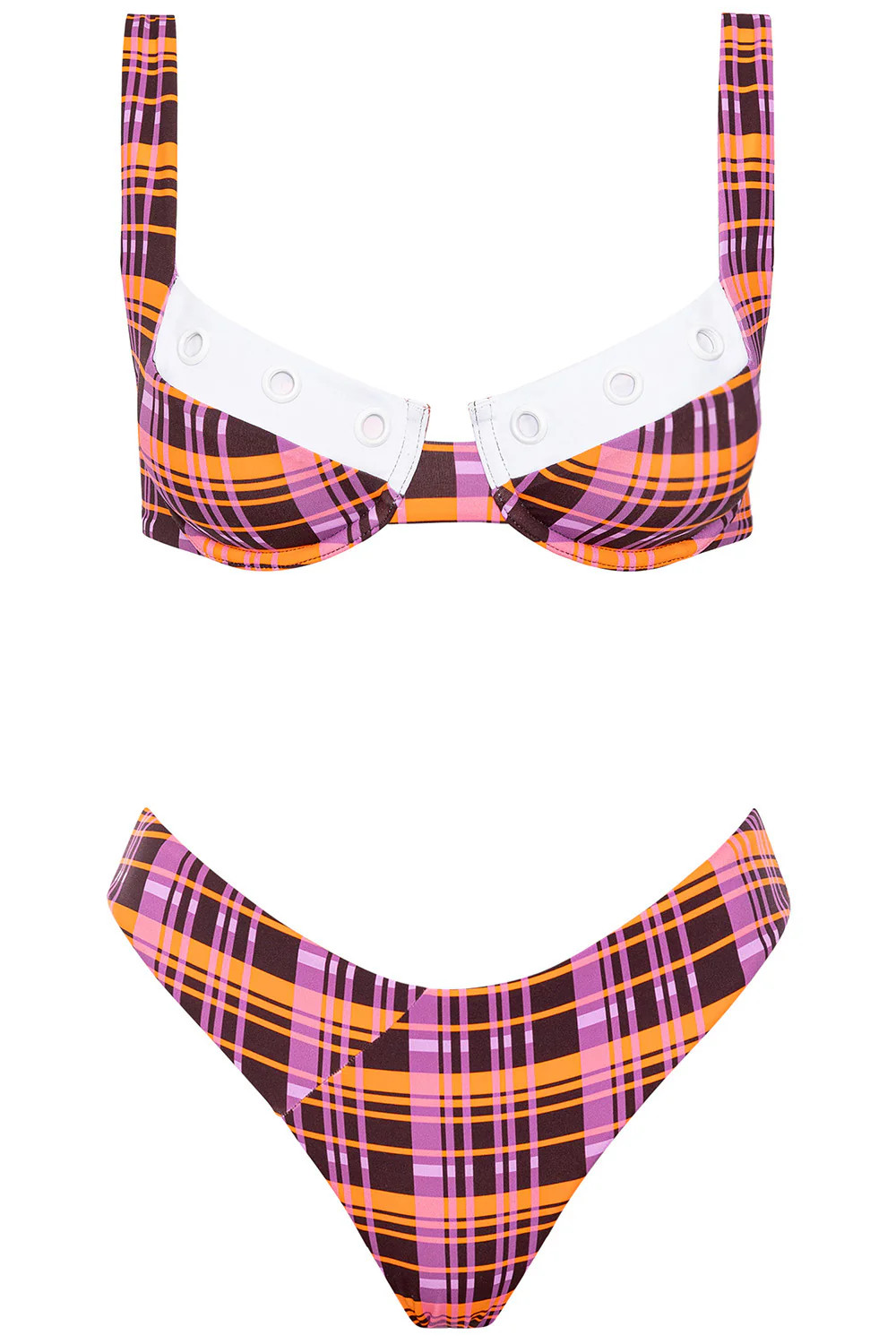 Laguna Bikini Plaid Set | VETCHY LLC