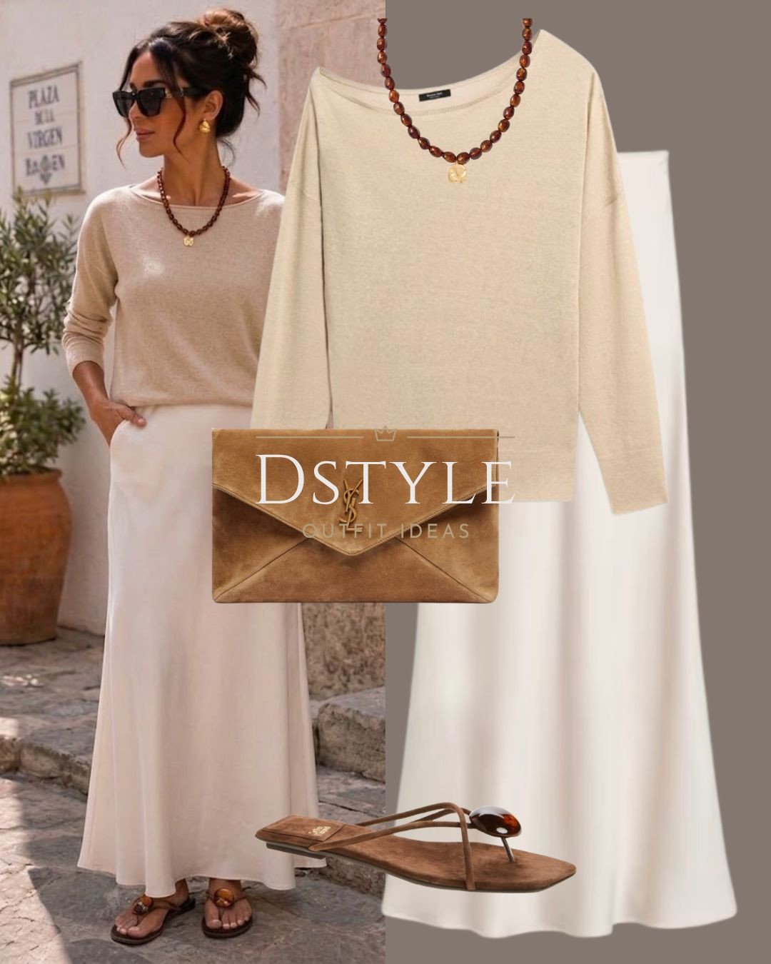 Chic summer evening look.

Quiet Luxury Outfit | Summer Knitwear | Suede Clutch | Neutral Skirt | Summer Evening Style | Elegant Casual

#LTKootd #LTKOver40