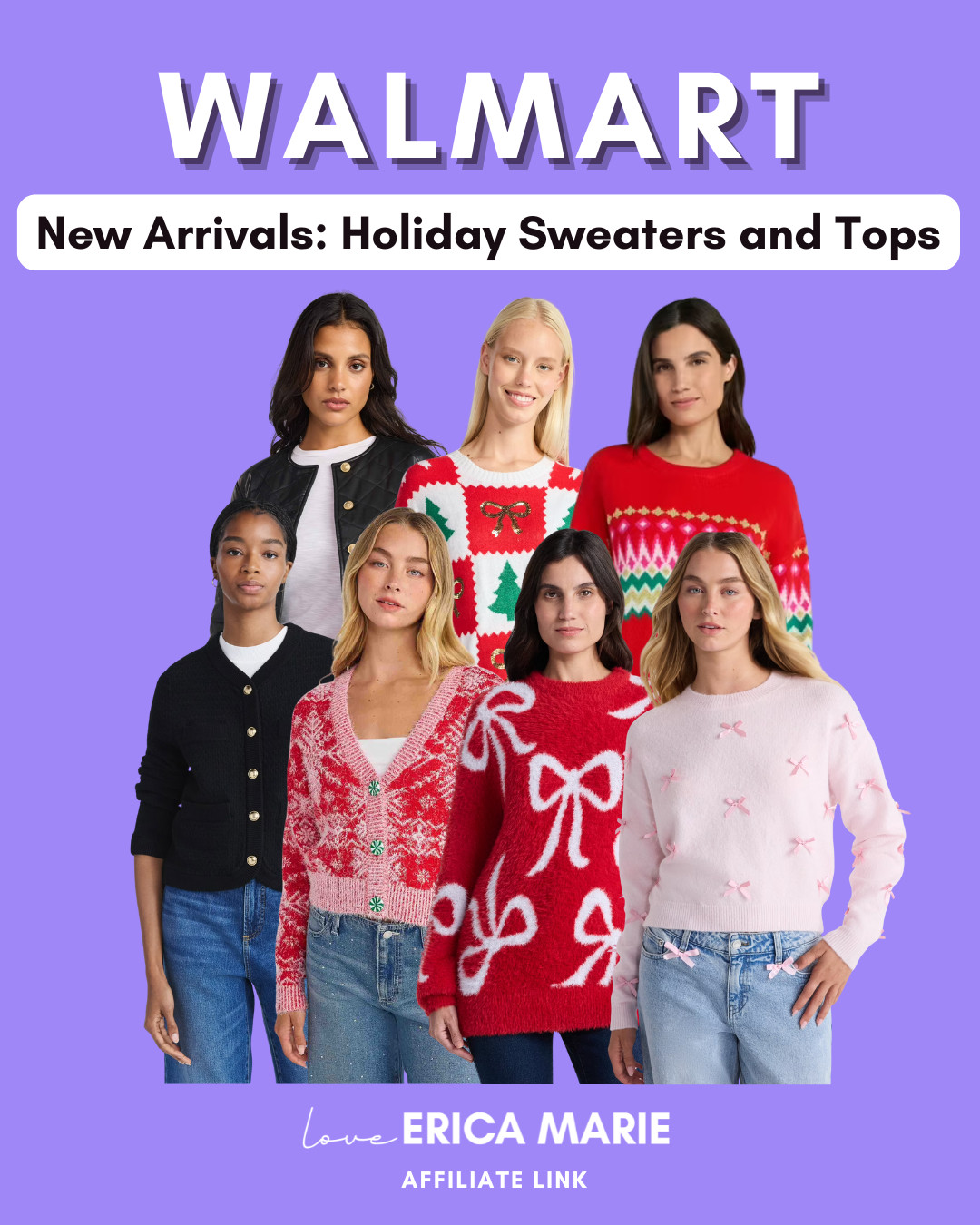 New holiday styles just landed at Walmart, and it’s full of stylish finds—from casual sweaters to dressy must-haves. 👀 

 #LTKGiftGuide #LTKHoliday #LTKSaleAlert