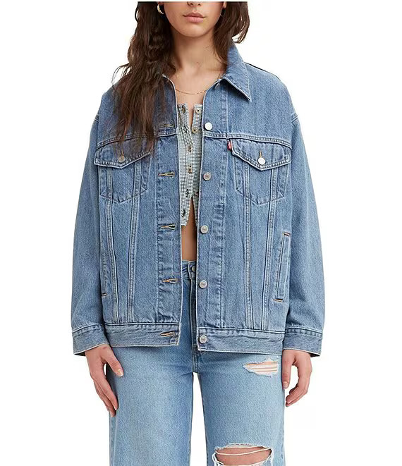 Levi's® Baggy Trucker Oversized Denim Jacket | Dillard's