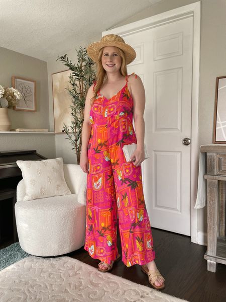 Old Navy Spring Outfit Idea - wearing a size medium in the jumpsuit 
Easter 
Vacation Outfit
Spring Outfit
Resort Wear
Date Night Outfit

#LTKmidsize #LTKSeasonal #LTKfindsunder50