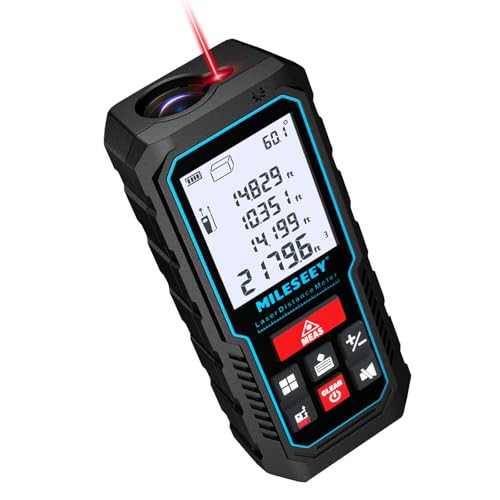 Laser Measure Device, MiLESEEY 229ft Digital Laser Tape Measure with Upgrade Electronic Angle Sen... | Amazon (US)