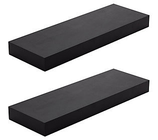 Sorbus Set of 2 Floating Shelves | QVC