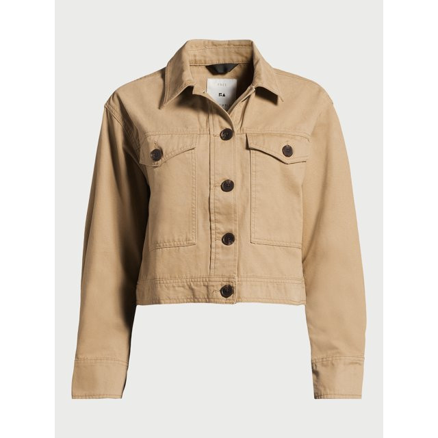 Free Assembly Women's Utility Jacket, Sizes XS-XXXL | Walmart (US)