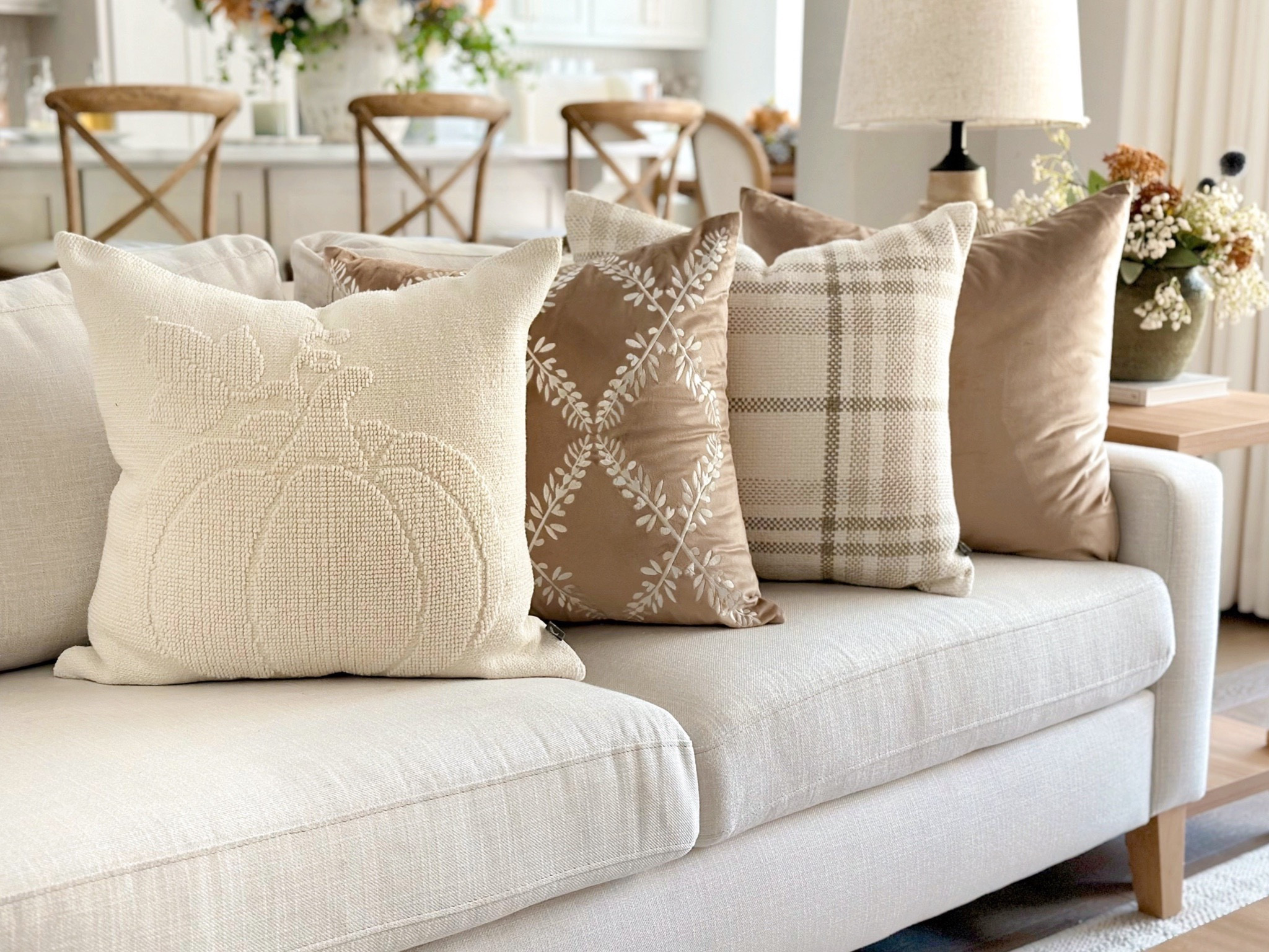 Fall pillow covers from Walmart. MTH Pillow inserts also linked! 

#LTKSeasonal #LTKhome #LTKHalloween