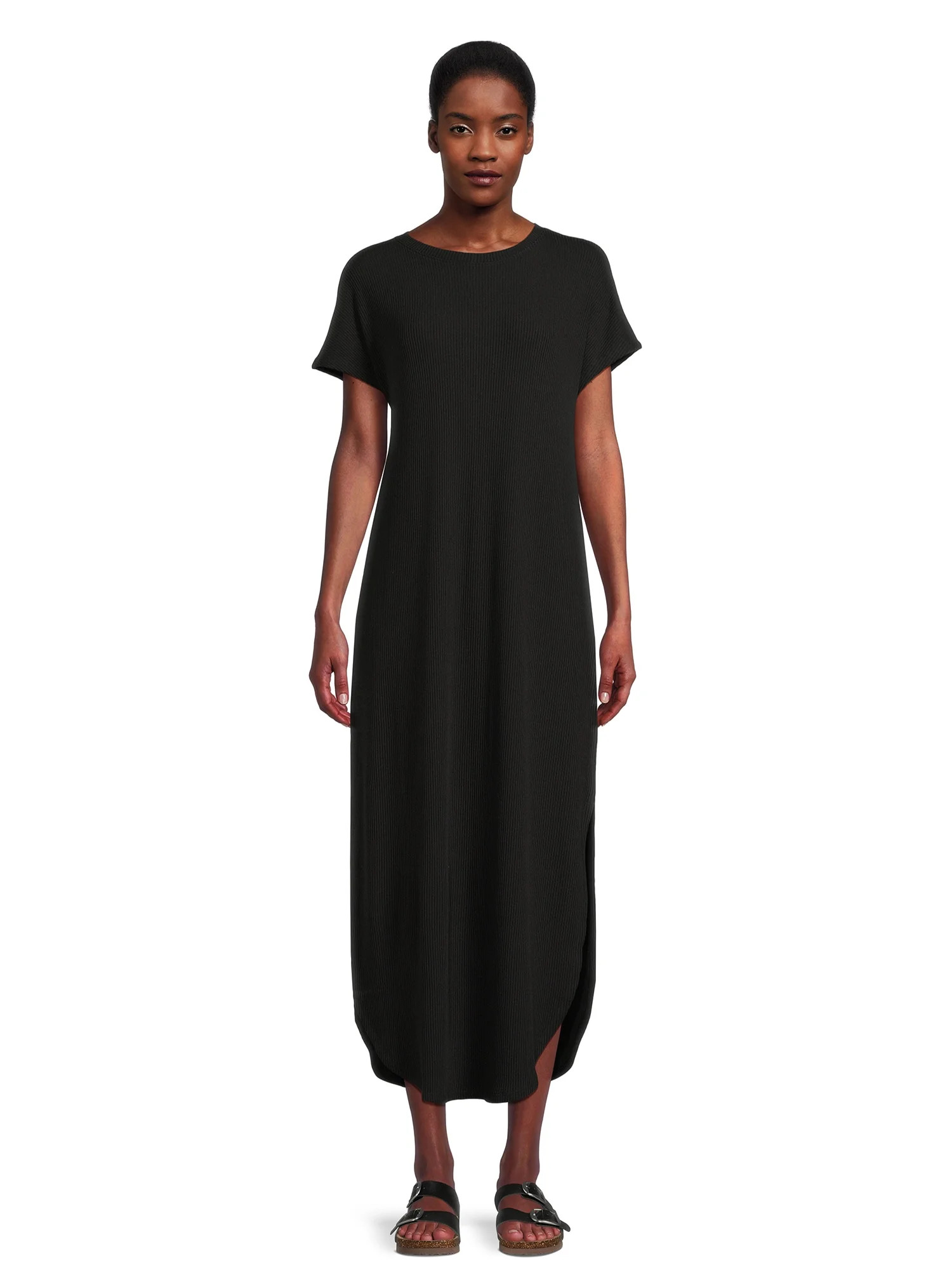 Time and Tru Women's Rib Maxi | Walmart (US)