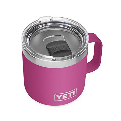 YETI Rambler 14 oz Mug, Vacuum Insulated, Stainless Steel with MagSlider Lid, Prickly Pear | Amazon (US)