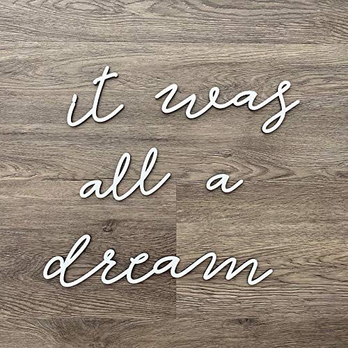 NgoCreations it was all a dream 35.5" inches Wooden Wall Sign | Amazon (US)