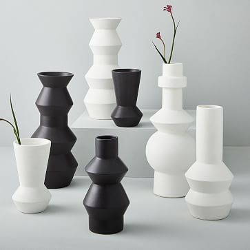 Totem Ceramic Vases | West Elm (US)