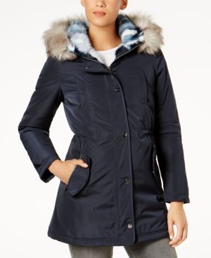 Laundry by Shelli Segal Faux-Fur-Lined Coat | Macys (US)