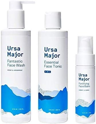 Ursa Major Oily + Acne Prone Skin Bundle | Natural Face Wash, Face Toner, Face Moisturizer for Oi... | Amazon (US)