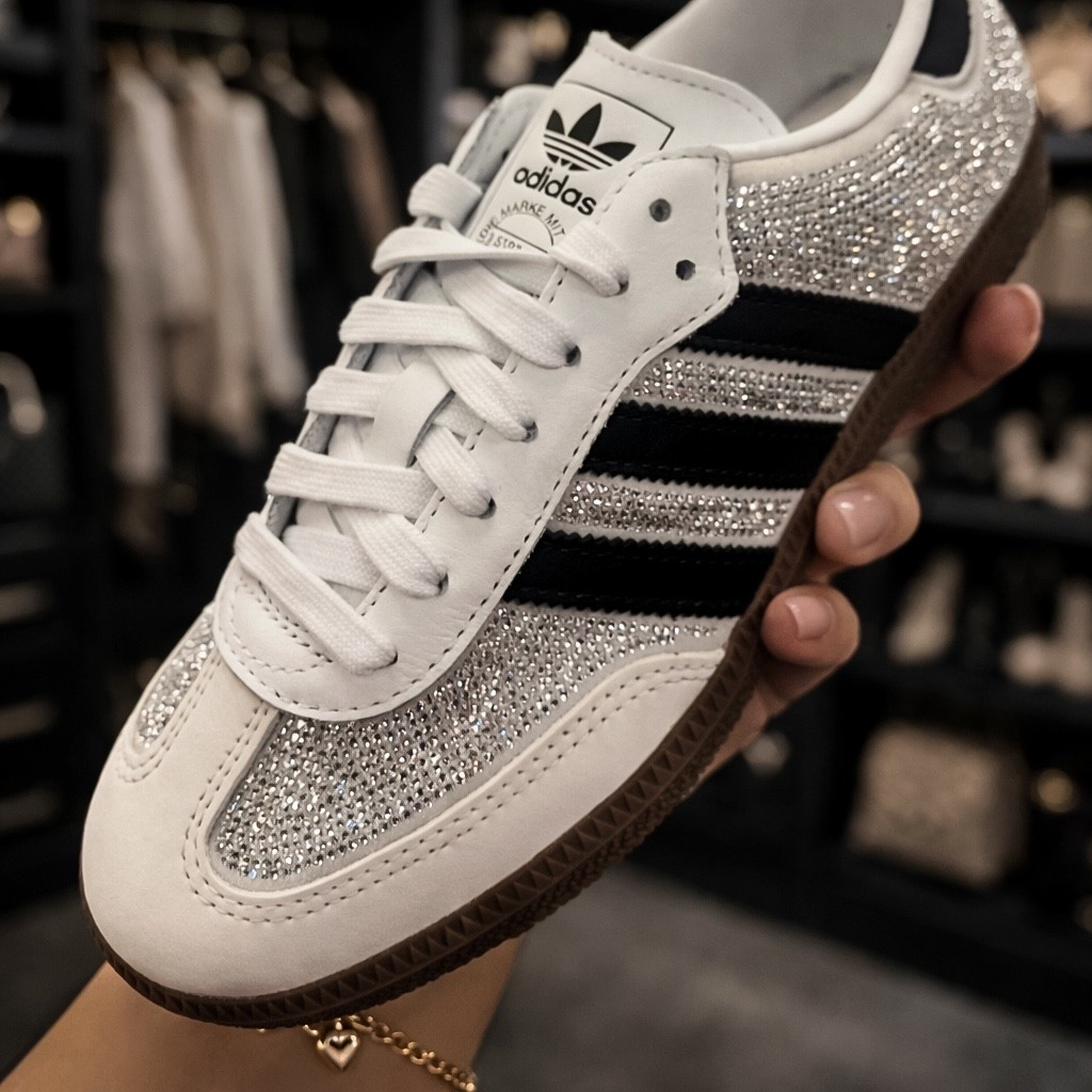 Elevated everyday sneakers ✨🪩
Rhinestone adidas 

#LTKGiftGuide #LTKActive #LTKHoliday