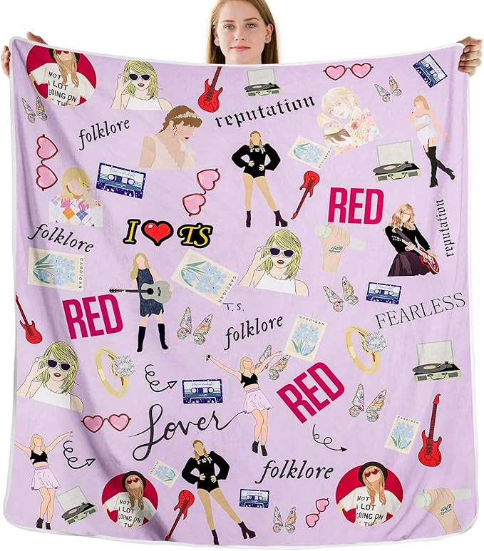 Flannel Throw Blanket for Couch, Super Soft Cozy Warm Bed Blanket, Large Lightweight Breathable G... | Amazon (US)