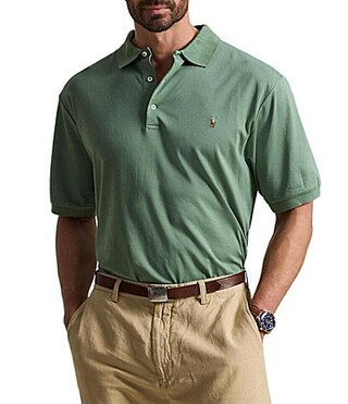 Polo Ralph Lauren Big  Tall Classic Fit Soft Cotton Multicolored Pony Polo Shirt -  LT | Dillard's