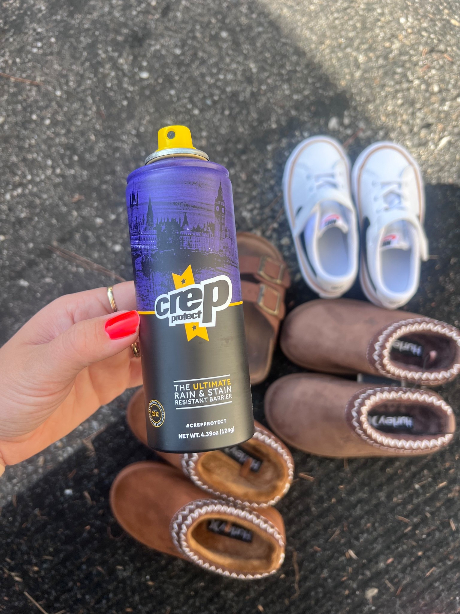 Water and stain shoe protector! I spray all our shoes with this! 

#LTKShoeCrush #LTKFallSale #LTKKids