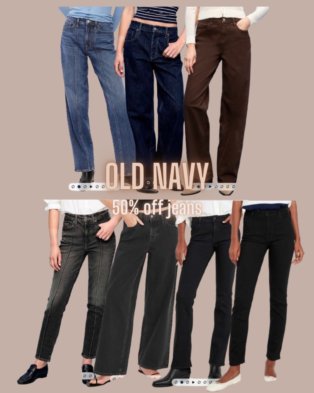 Sale ends today

Old navy
Wide leg jeans
Flare jeans

#LTKSaleAlert