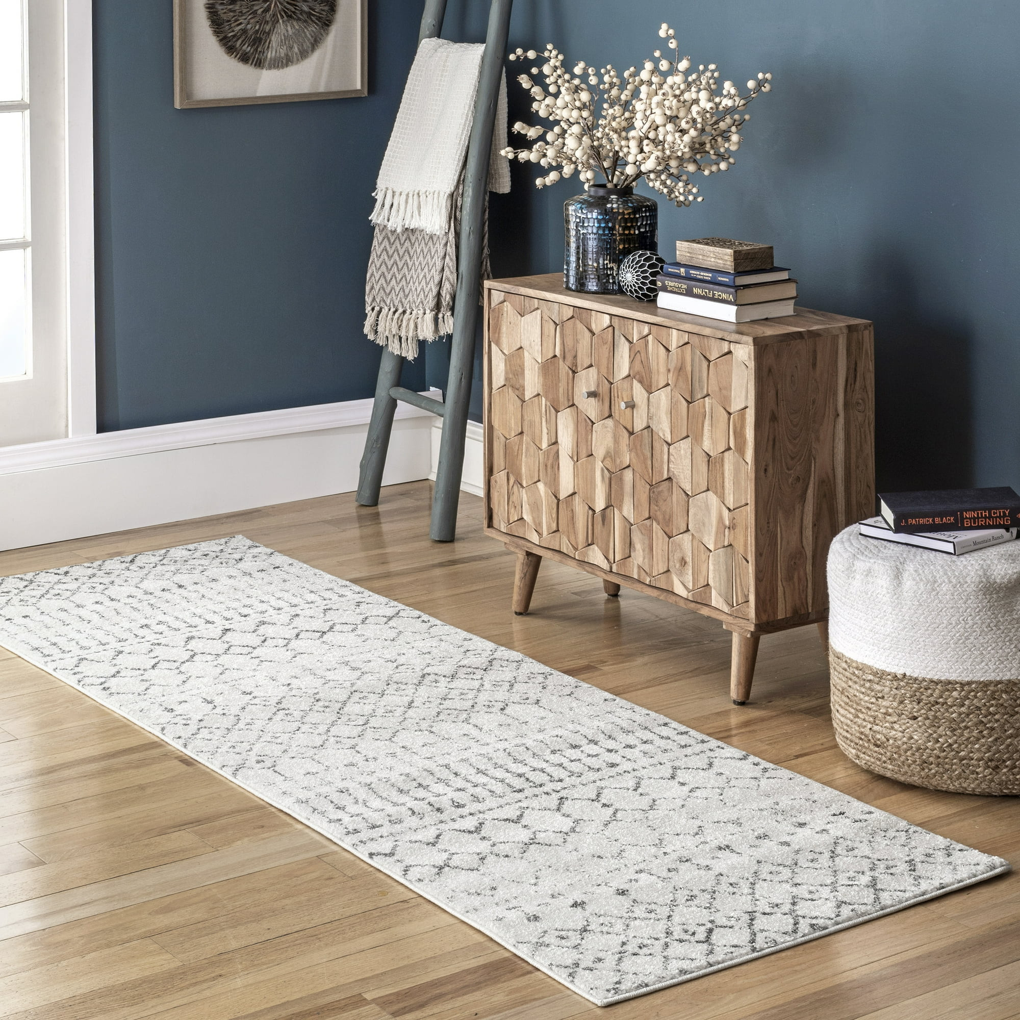 nuLOOM Moroccan Blythe Area Rug or Runner, Runner 2' 8" x 12', Gray | Walmart (US)