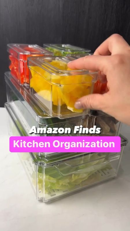 Fridge Organizer 
“That Girl” Kitchen
Food Storage Container 
Kitchen Organization 
Food Savers
Amazon

#LTKfamily #LTKfindsunder100 #LTKhome