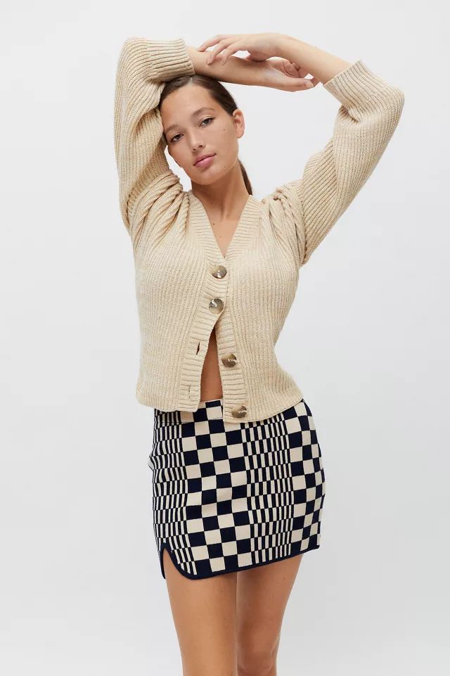 UO Tallulah Notch Sweater Skirt | Urban Outfitters (US and RoW)