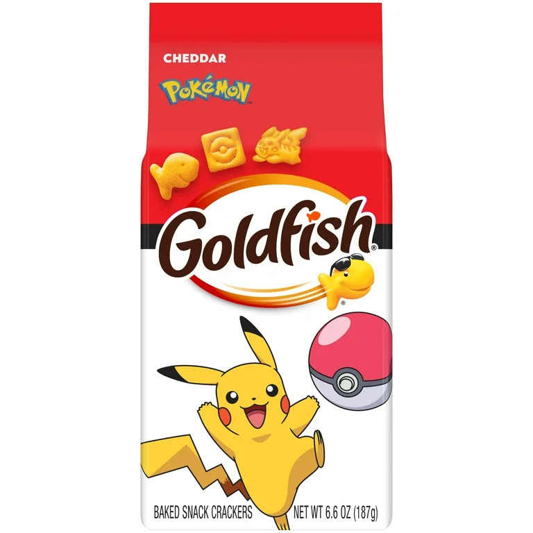 Goldfish Pokémon Cheddar Cheese Crackers, 6.6 oz Bag | Walmart (US)