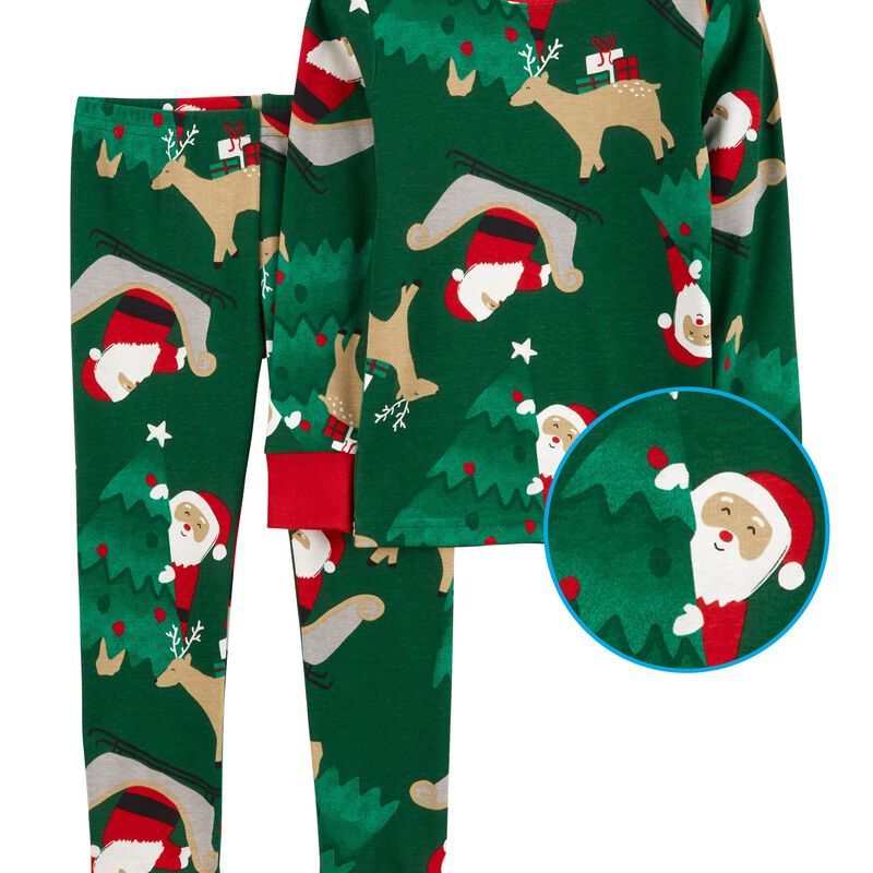 Toddler 2-Piece Santa 100% Snug Fit Cotton PJs | Carter's
