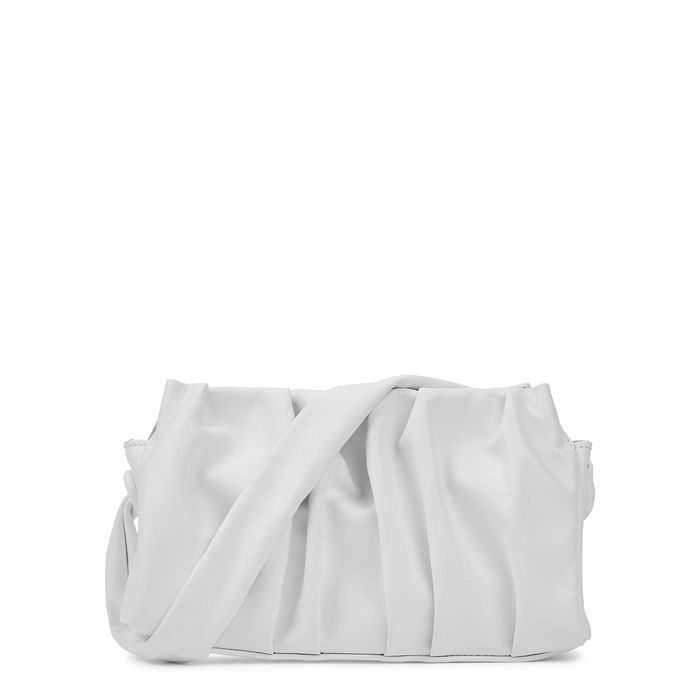 ELLEME Vague White Leather Shoulder Bag | Harvey Nichols (Global)