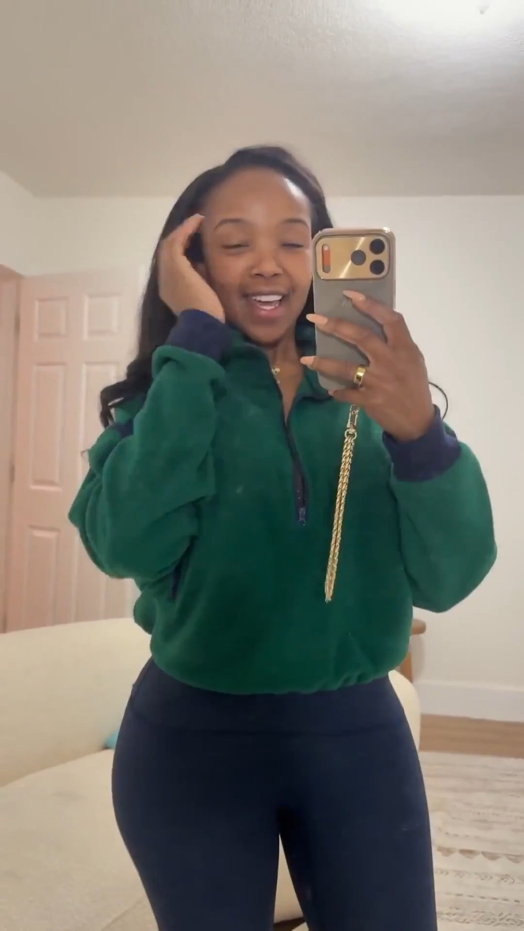 Scroll to shop 💚  

An easy everyday athleisure look with a cozy half-zip and sculpting leggings — perfect for errands, school drop-offs, or casual days. use promo code - KFFXSPANX for 15% OFF 



#LTKootd #LTKgrwm