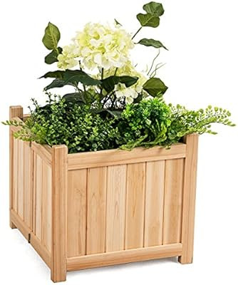 Giantex Portable Flower Planter Box Raised Folding Vegetable Patio Lawn Garden Backyard Elevated ... | Amazon (US)