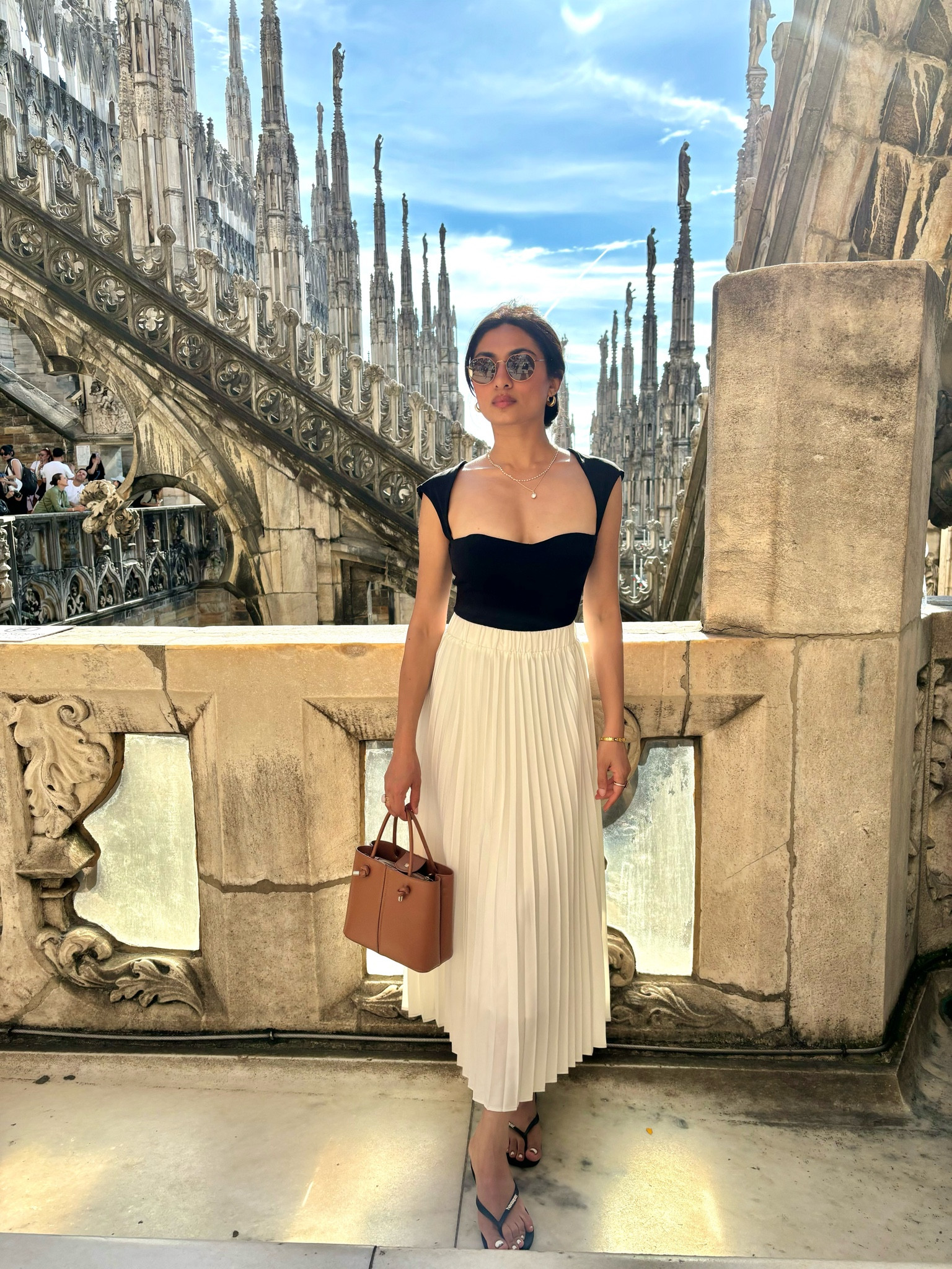 European Summer outfits. Wore a monochromatic look in Milan for the Duomo Climb. Adore the skirt styled it with many tops in this trip making the packing a lot easier. And the top was a major hit, super feminine and sexy, the best part its soo affordable.


Special occasion dress, Date night look, European summer look, vacay look, vacay style, italian summer outfit, sunglasses, Midi dress, white dress, white dresses, amazon fashion, resort wear, vacation dress, vacation outfit, dress, women’s summer fashion, women’s summer clothes, summer dress, travel outfit, wedding guest dress, midi skirt, white midi skirt, European Summer looks, rainbow dress, swimsuit, swimwear, bikini, Two piece swimsuit, white swimsuit, swimwear, bikini, bikini top, cover ip, white bikini cover up, swimsuit cover up, sunglasses, two piece set, top and pants set, floral dress, satin skirt, floral corset, italy outfit 

#ltktravel #ltkfindsunder50 #ltkseasonal #ltkover40 #ltkstyletip  #ltksummersales #ltkxnsale #ltkshoecrush #ltkitbag #ltkwedding #ltkfindsunder100     #ltkswim    