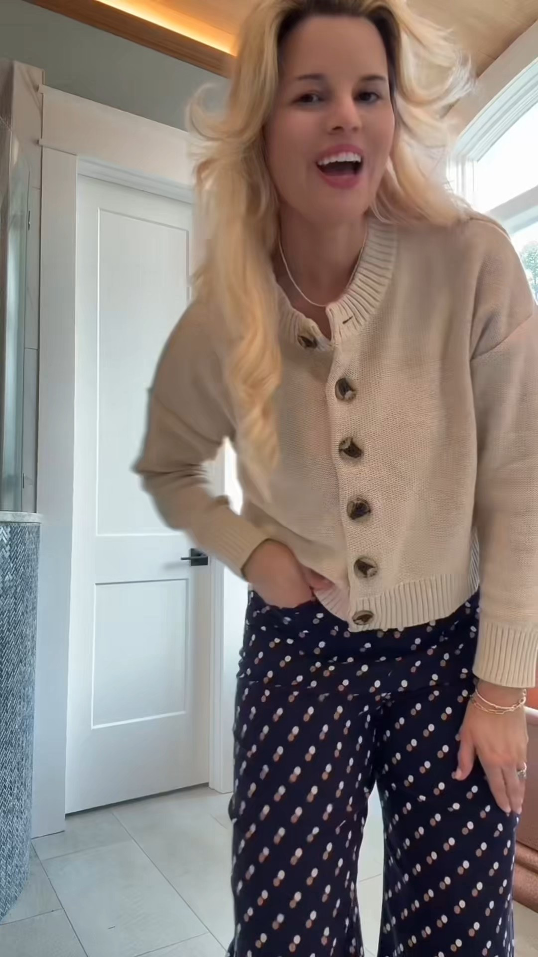 the cutest pants to wear with all your spring and summer outfits. Sized up in the pants 
Cardigan - regular size, use code INFG-26BECKYFKELLER10 for 10% off first time purchases from quince 


#LTKootd #LTKgrwm #LTKmomlife