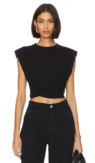 Estelle Top in Black | Revolve Clothing (Global)
