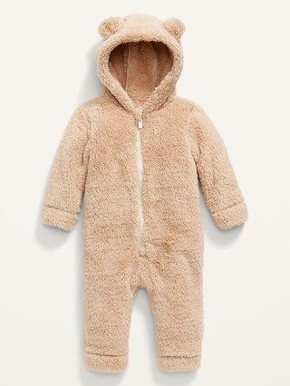 Unisex Bear-Critter Sherpa One-Piece for Baby | Old Navy (CA)