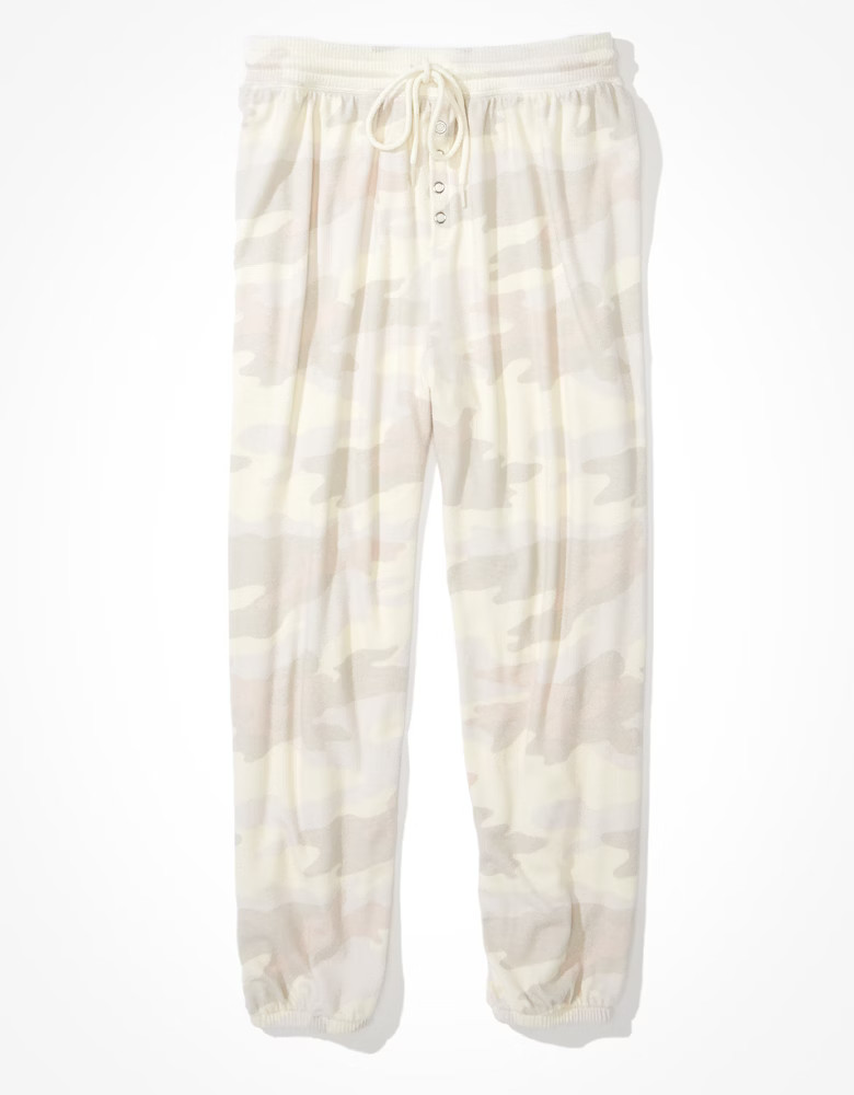 AE Plush Super High-Waisted Boyfriend Jogger Pant | American Eagle Outfitters (US & CA)