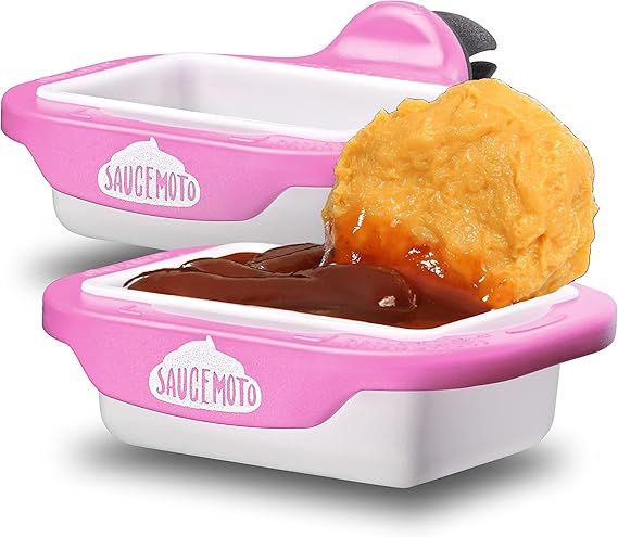 Saucemoto Dip Clip (2 Pack, Barbie-Q-Pink) | Amazon (US)