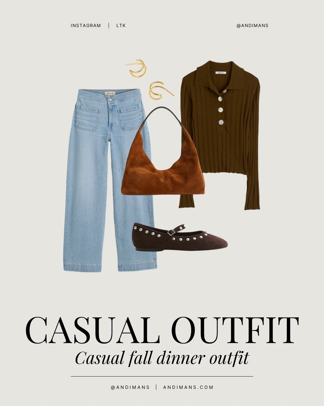 Casual fall dinner outfit!

#LTKFindsUnder100 #LTKShoeCrush #LTKStyleTip