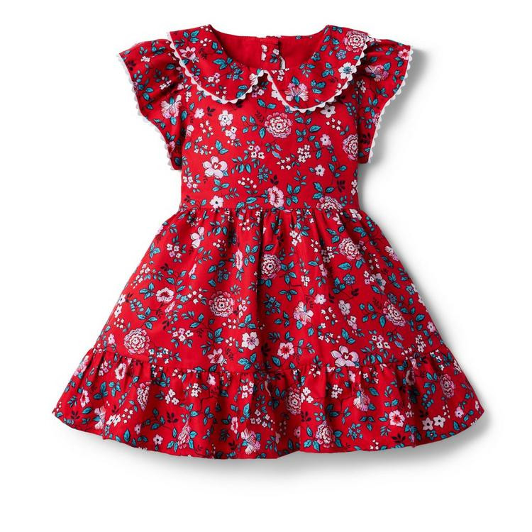 Floral Flutter Sleeve Dress | Janie and Jack