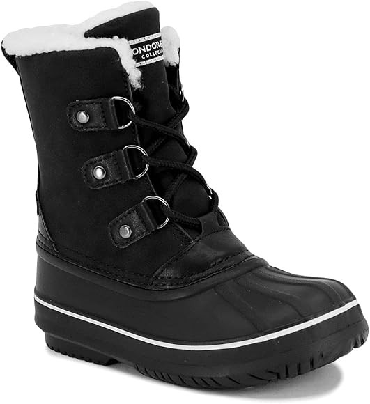 LONDON FOG Unisex Moorgate Cold Weather Warm Lined Snow Boot Toddler and Youth Sizes | Amazon (US)