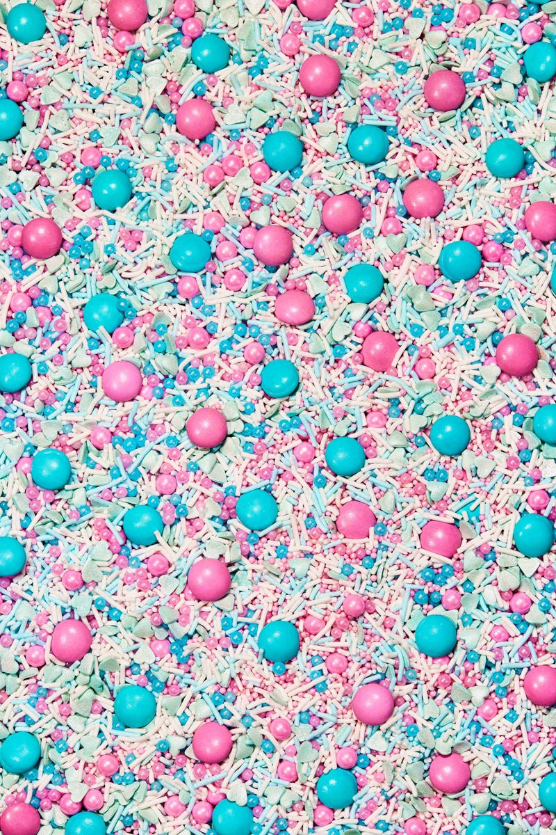 Cotton Candy Kiss Sprinkles Bulk | Blue, Pink & White Sprinkles | Fancy Sprinkles