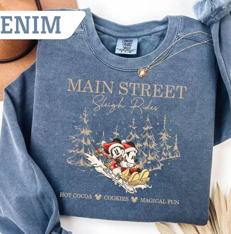 40% off!

Comfort Colors® Disney Christmas Sweatshirt, Main Street Sleigh Ride Shirt, Retro Mickey Minnie Shirt, Magic Christmas Shirt, Christmas Gift theme park outfit idea for women mickey mouse  

 #LTKSaleAlert #LTKStyleTip