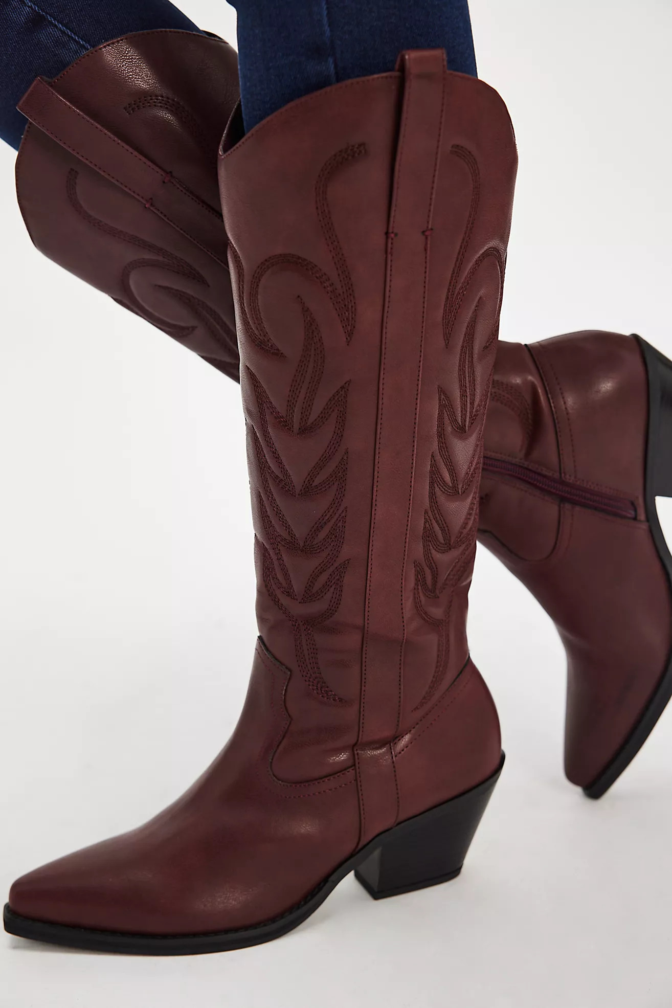 Vegan Acres Tall Western Boots | Free People (Global - UK&FR Excluded)