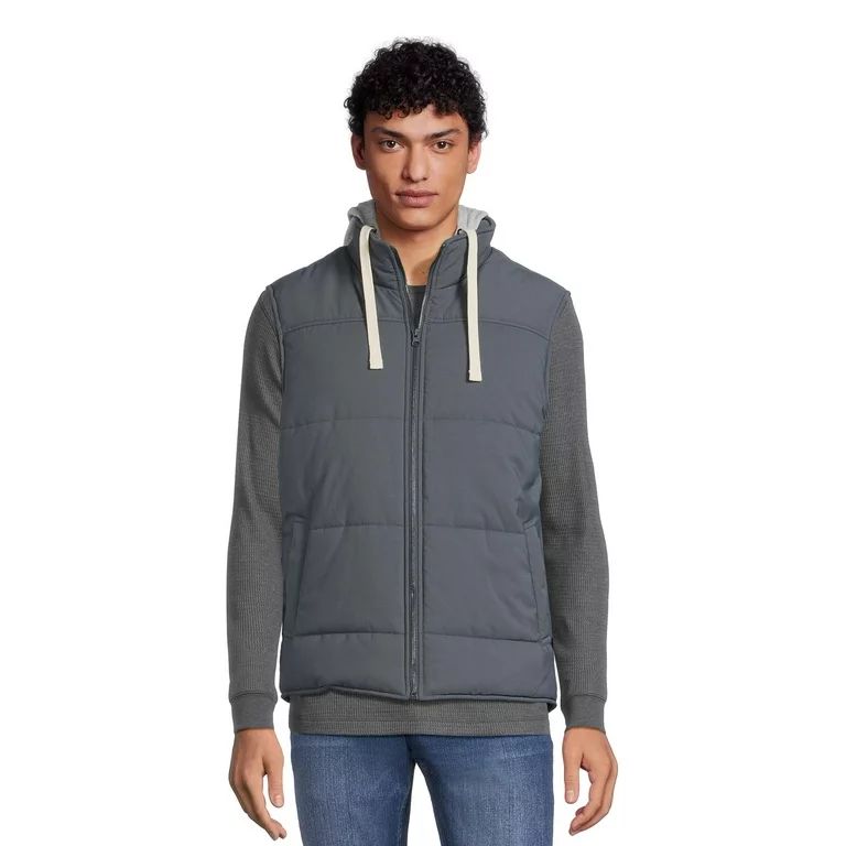 George Men's and Big Men's Hooded Vest, Size S-3XL - Walmart.com | Walmart (US)