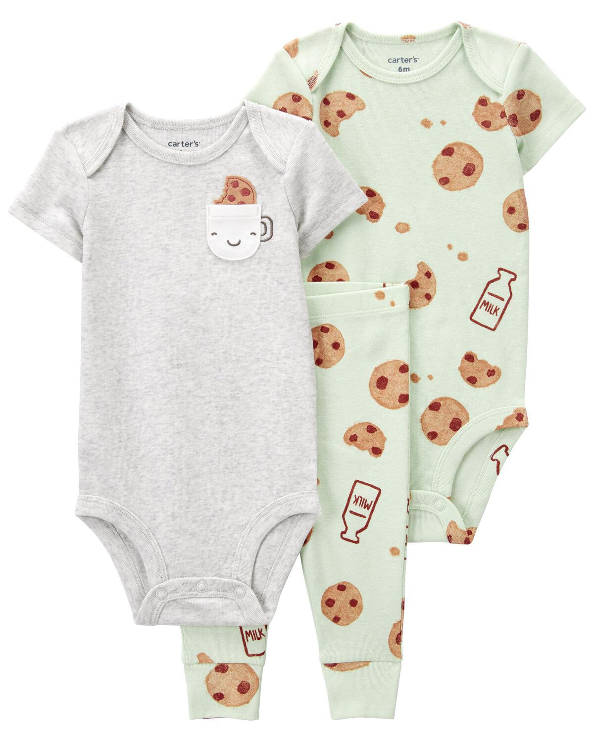 Baby 3-Pack Bodysuit and Leggings Set | Carter's Inc