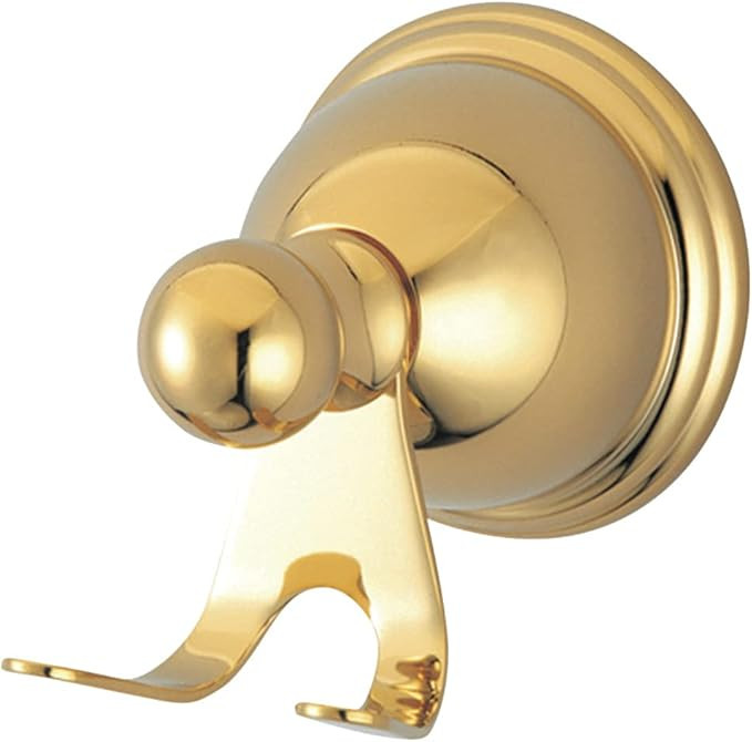 Kingston Brass BA3967PB Restoration Robe Hook, Polished Brass | Amazon (US)