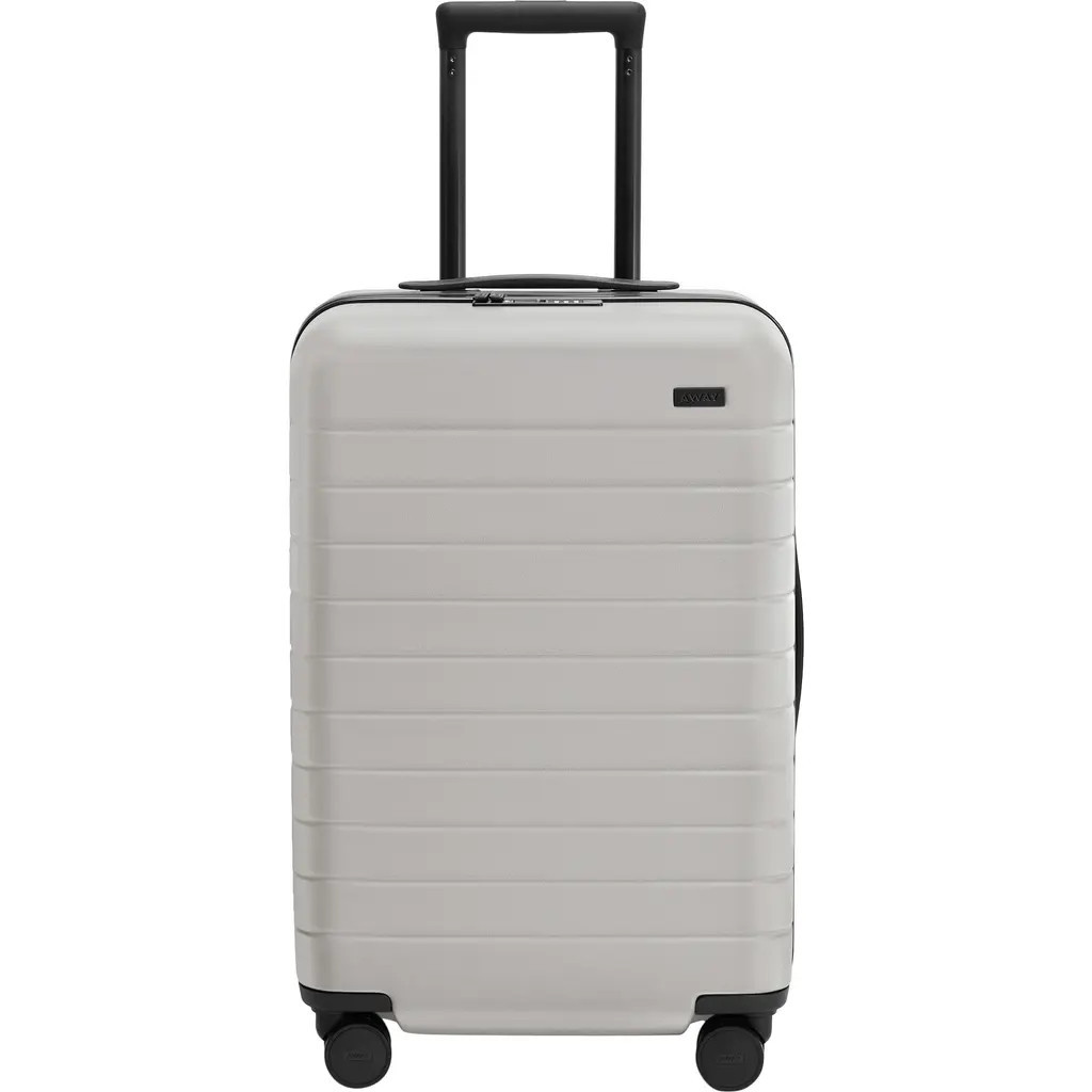 Away Flex 22-Inch Bigger Spinner Carry-On in Cloud Gray at Nordstrom | Nordstrom