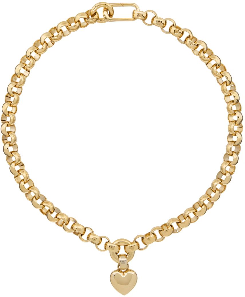 Gold Amorina Pendant Necklace | SSENSE