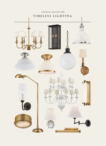 Designer light fixtures that will never go out of style… my curated capsule lighting collection! 

#LTKsalealert #LTKhome