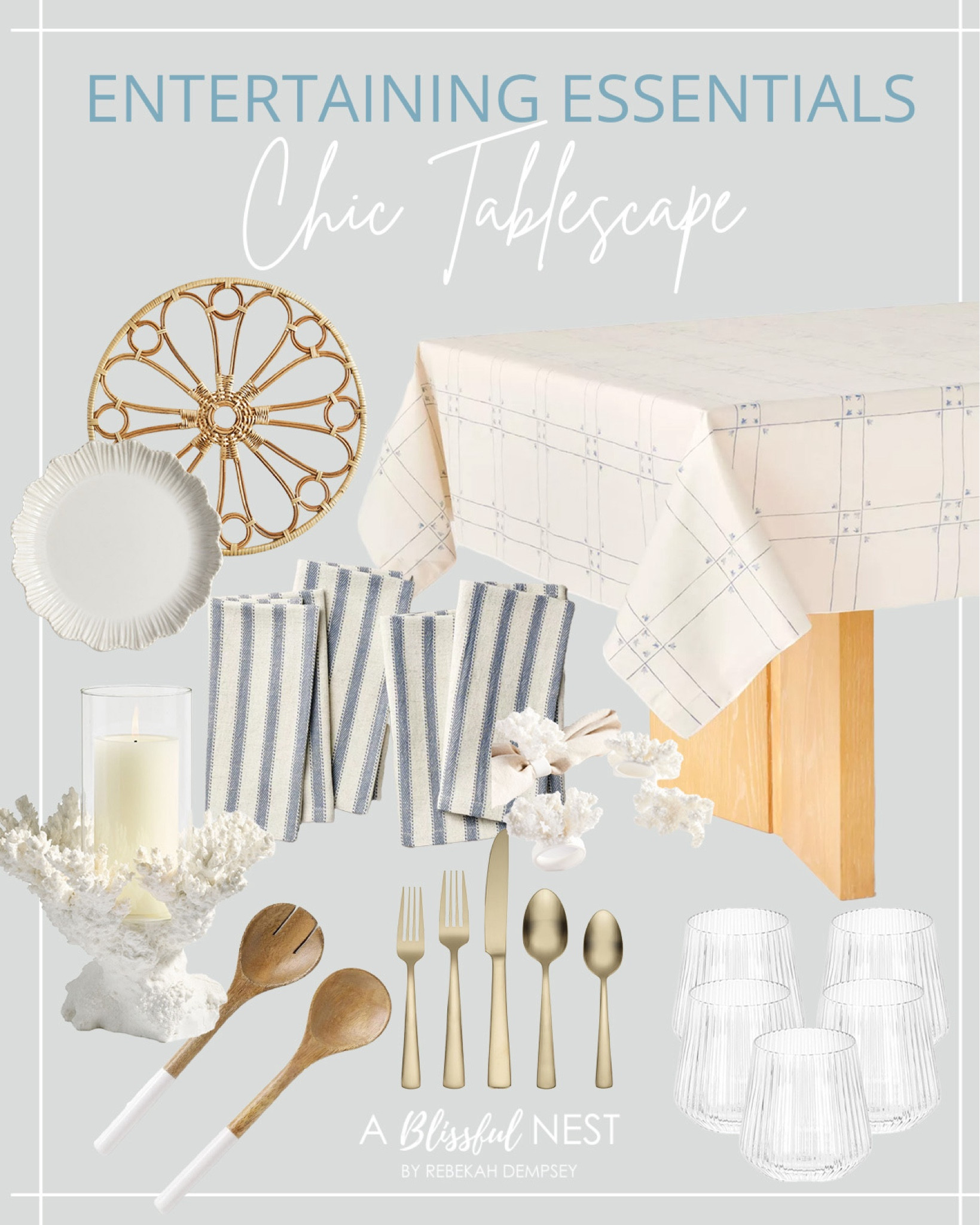Chic tablescape essentials for your next dinner party!

#hostingessentials

Summer dinner party. Dinner party hosting essentials. Home must haves. Neutral tablescape decor  

#LTKFindsUnder100 #LTKSeasonal #LTKHome